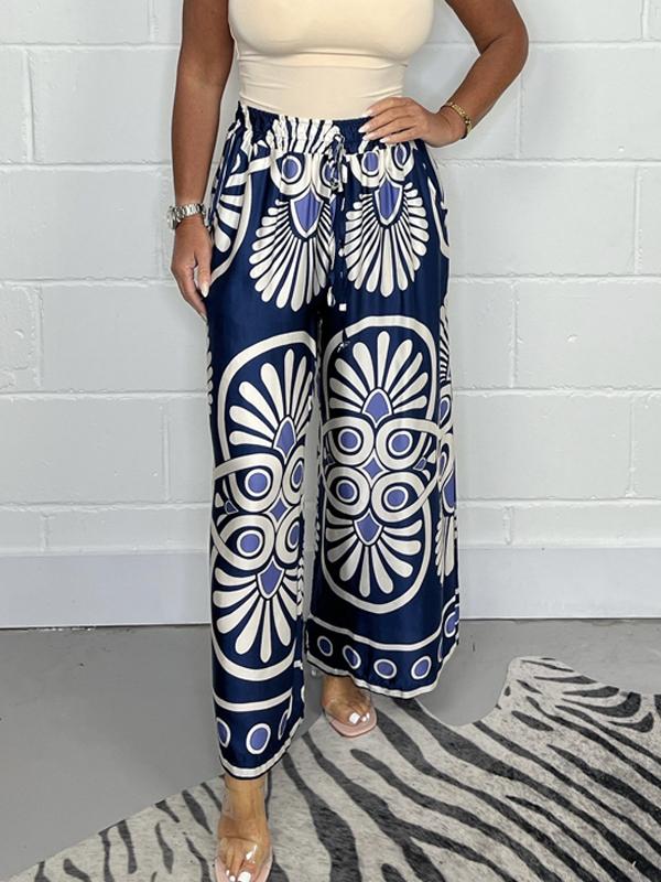 Leah™ | Luxe Satin Wide-Leg Trousers