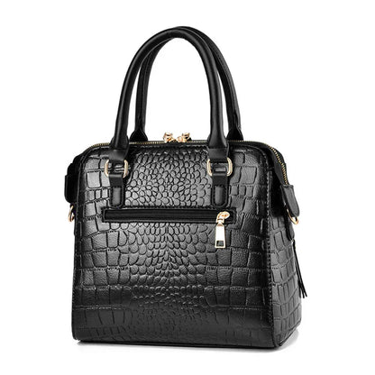 Harah™ | Crocodile-Textured Luxe Leather Bag