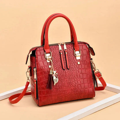 Harah™ | Crocodile-Textured Luxe Leather Bag