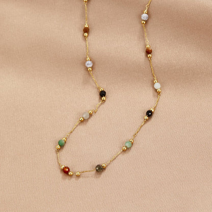 Handmade Stone Detail Necklace