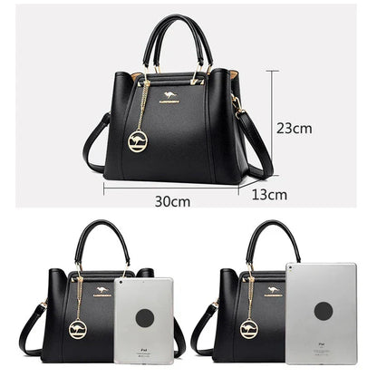 Nica™ | Multi-Layer Luxe Leather Handbag