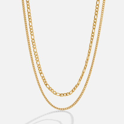 Mira Double Chain Necklace