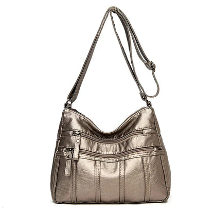 Cheska™ | Vintage Casual Luxe Leather Bag