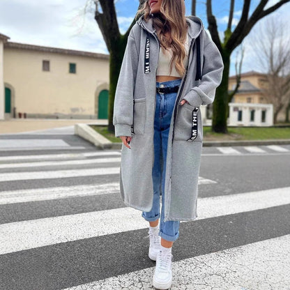 Aleixo - Elegant Long Hooded Sweatshirt