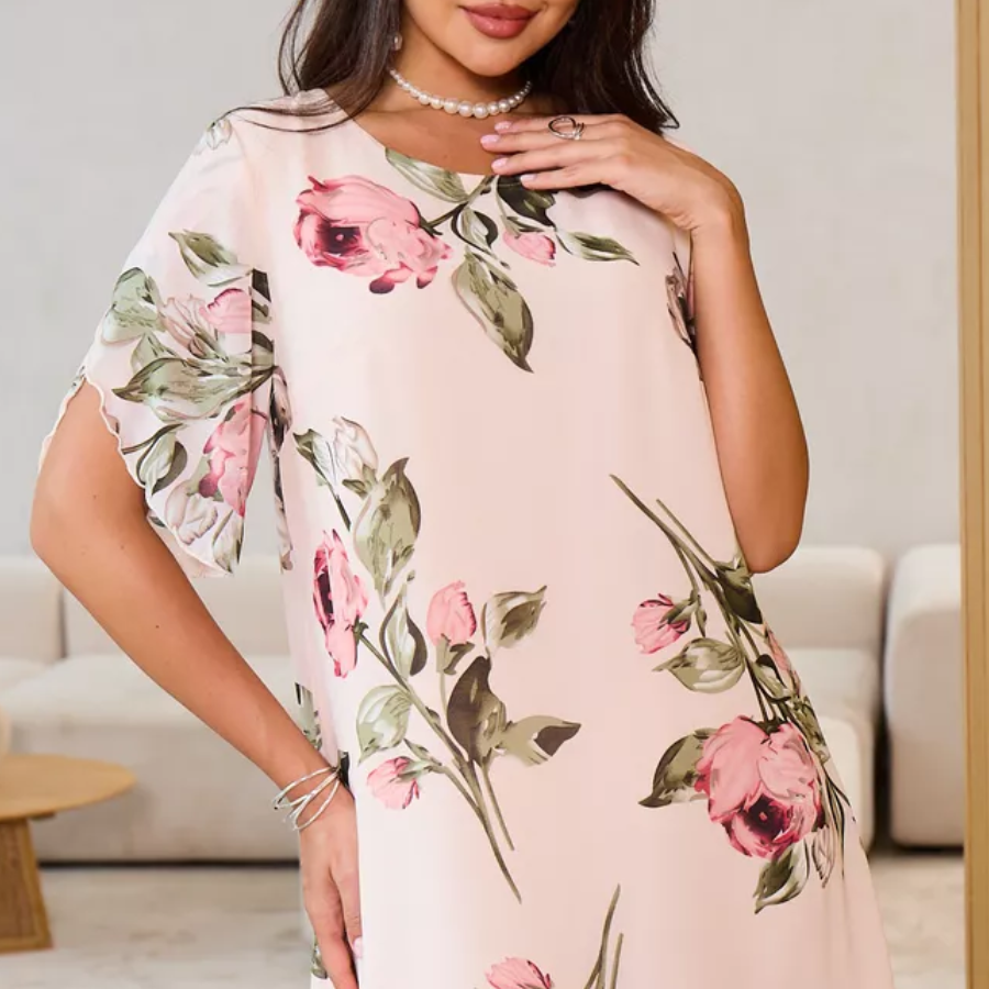 Cassie™ | Soft Bloom Layered Dress