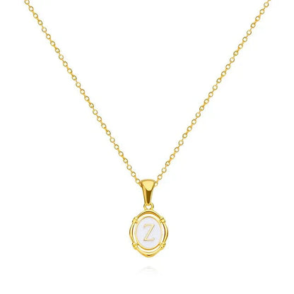 Classy Gold Letter Necklace
